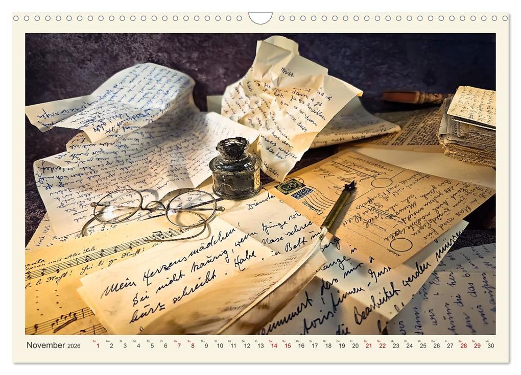 Weitere Ansicht: Handschriftlich (Wandkalender 2026 DIN A3 quer), CALVENDO Monatskalender | Eva Ola Feix, Calvendo