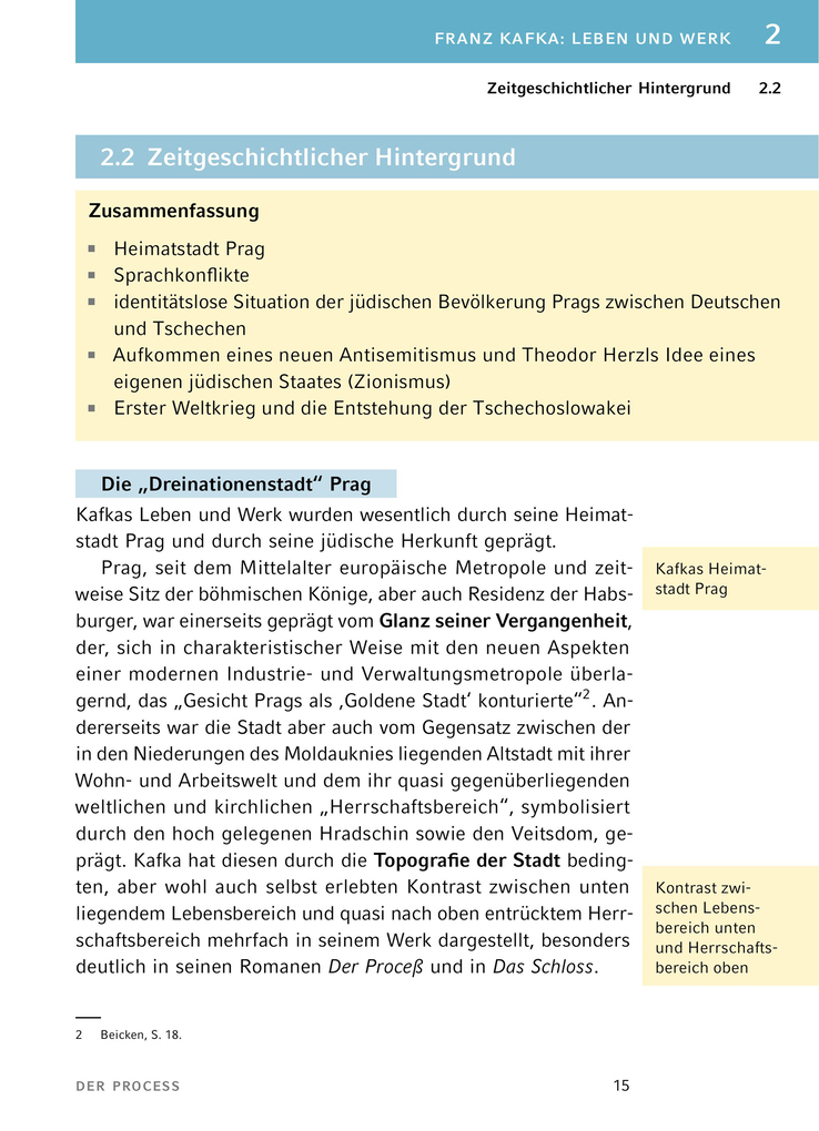 Weitere Ansicht: Der Process von Franz Kafka - Textanalyse und Interpretation | Franz Kafka
