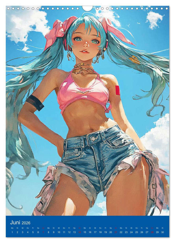 Weitere Ansicht: Erotische Mangas. Sexy Cartoon-Girls (Wandkalender 2026 DIN A3 hoch), CALVENDO Monatskalender | Rose Hurley, Calvendo