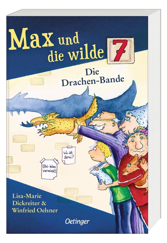 Weitere Ansicht: Max und die wilde 7 3. Die Drachen-Bande | Lisa-Marie Dickreiter, Winfried Oelsner
