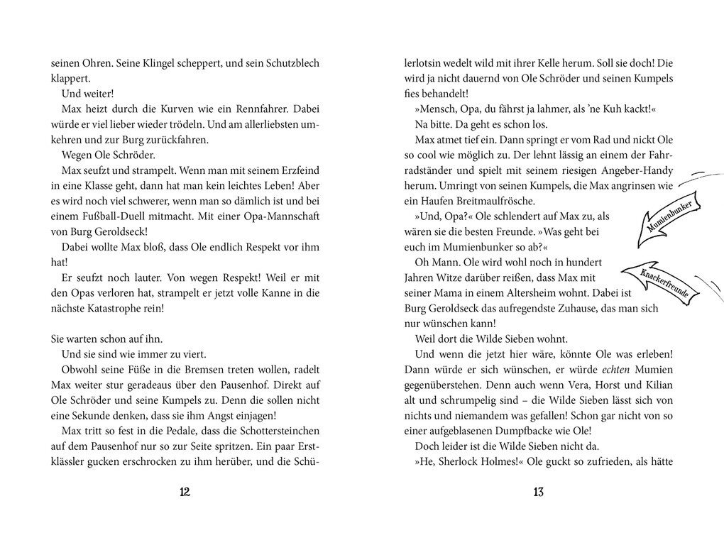 Weitere Ansicht: Max und die wilde 7 3. Die Drachen-Bande | Lisa-Marie Dickreiter, Winfried Oelsner