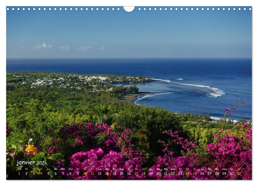 Weitere Ansicht: La Rèunion - Côtes fantastiques et paysage montagneux (Calendrier mural 2026 DIN A3 vertical), CALVENDO calendrier mensuel | Calvendo, Thomas Leimeister