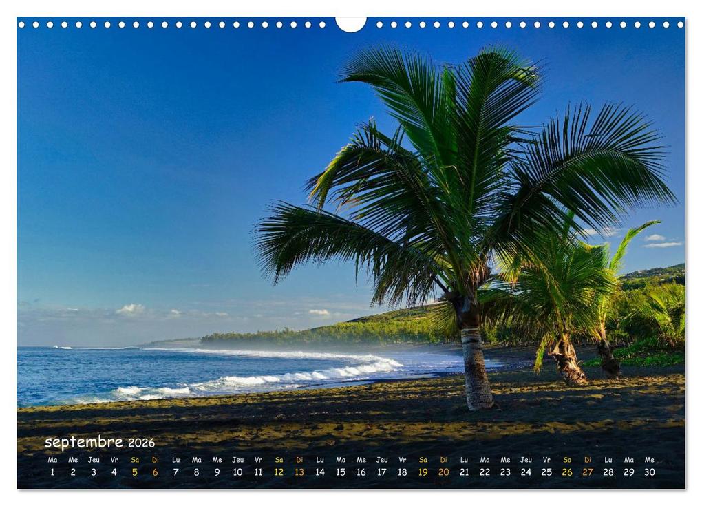 Weitere Ansicht: La Rèunion - Côtes fantastiques et paysage montagneux (Calendrier mural 2026 DIN A3 vertical), CALVENDO calendrier mensuel | Calvendo, Thomas Leimeister