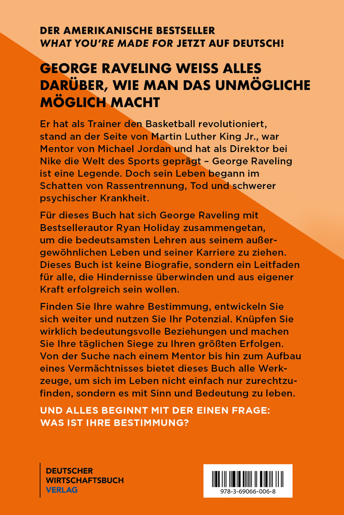 Weitere Ansicht: Finde die Bestimmung deines Lebens | Ryan Holiday, George Raveling