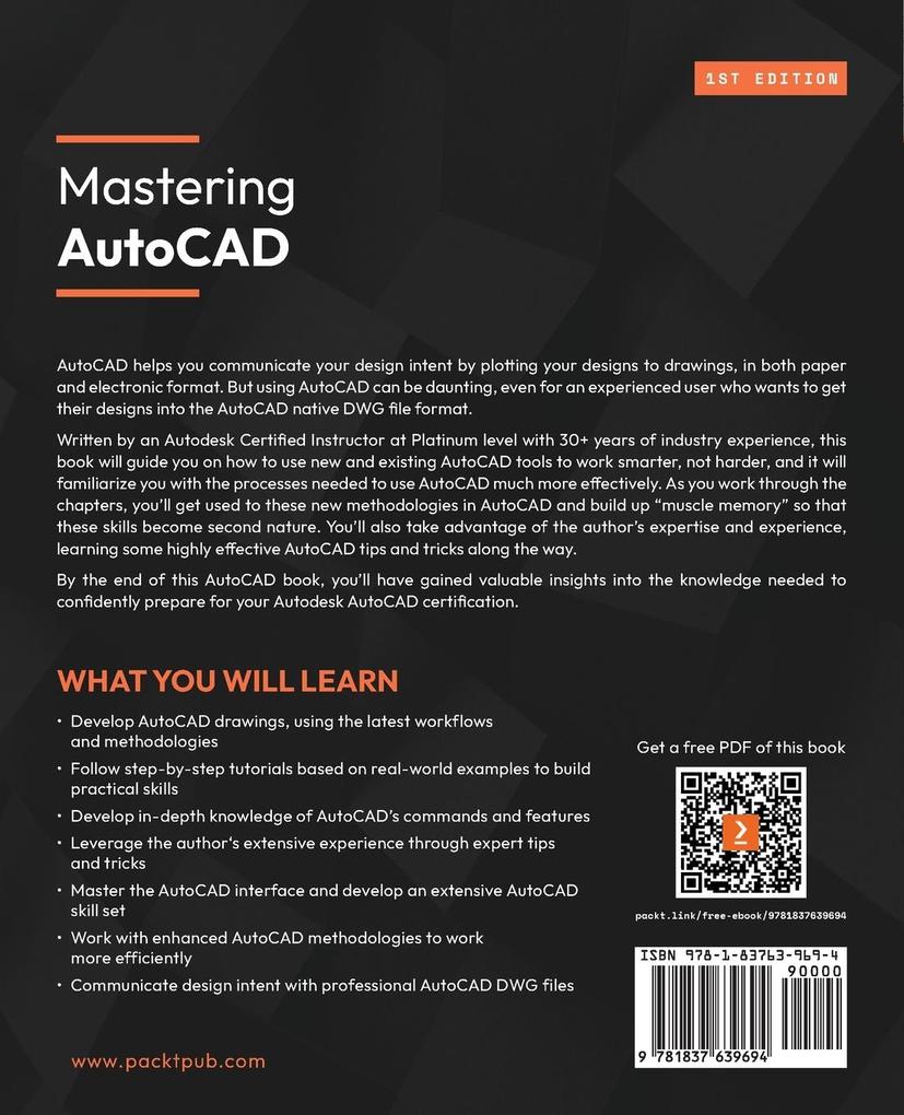 Weitere Ansicht: Mastering AutoCAD | Shaun Bryant