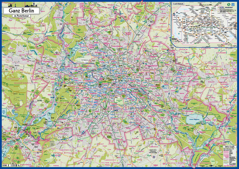 Weitere Ansicht: Ganz Berlin im Posterformat