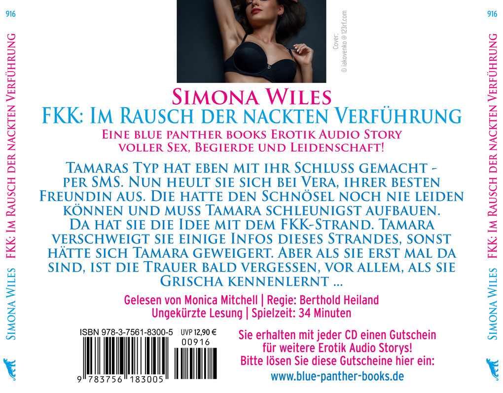 Weitere Ansicht: FKK: Im Rausch der nackten Verführung | Erotik Audio Story | Erotisches Hörbuch Audio-CD | Simona Wiles