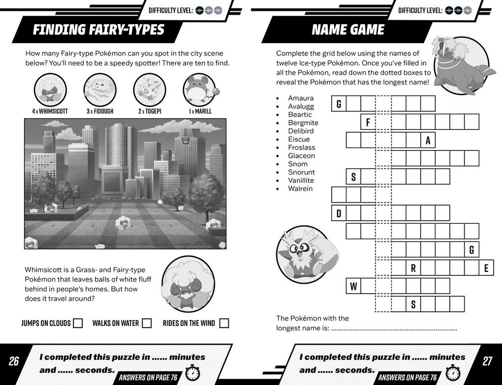 Weitere Ansicht: Pokemon 5-Minute Challenges | Pokemon