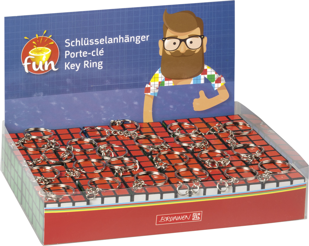 Weitere Ansicht: Display Schlüsselanhänger Würfel