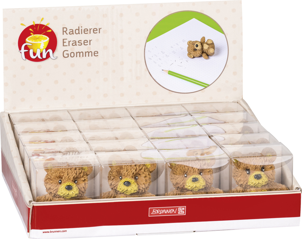Weitere Ansicht: Display Radiergummi Bär