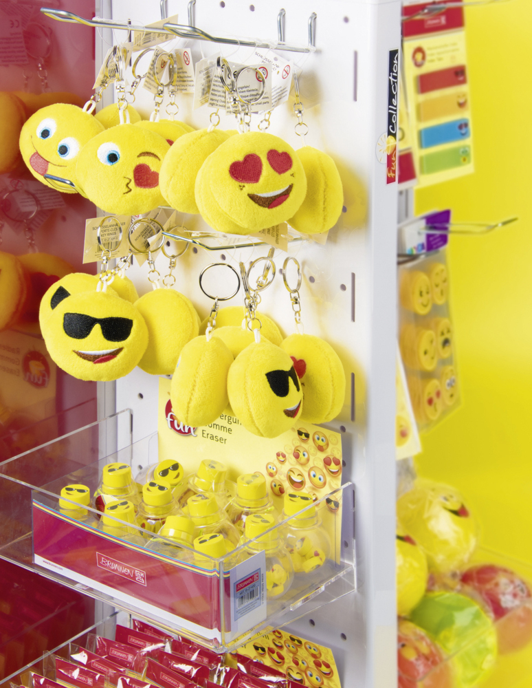 Weitere Ansicht: Display Schlüsselanhänger Happy
