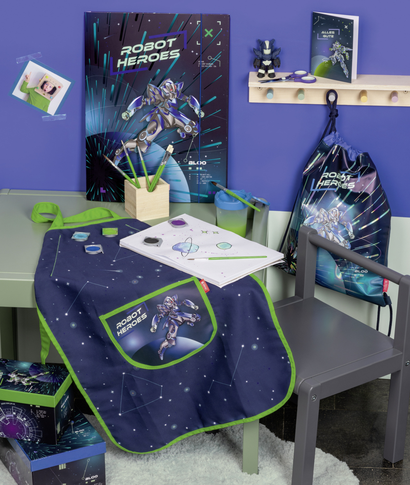 Weitere Ansicht: Sammelmappe A3 Karton Robot Hero