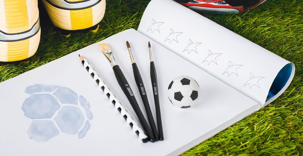 Weitere Ansicht: Display Radiergummi Fußball