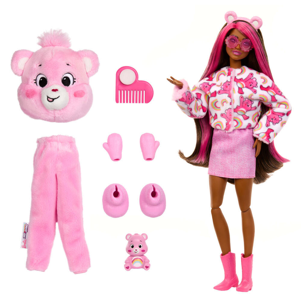 Weitere Ansicht: Barbie Cutie Reveal Glücksbärchi Serie - Hurrabärchi