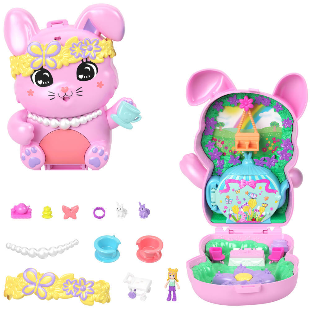 Weitere Ansicht: Polly Pocket Teeparty-Häschen Schatulle