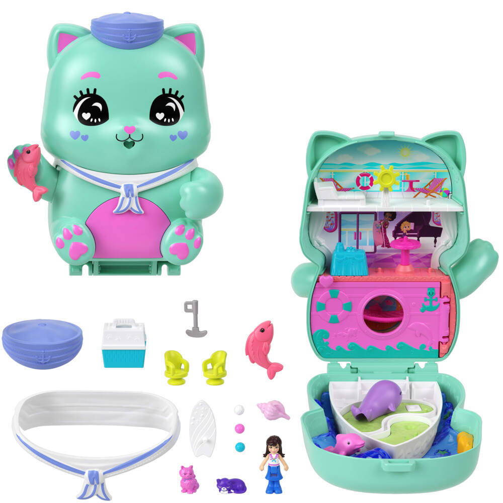 Weitere Ansicht: Polly Pocket Matrosenkatze Schatulle