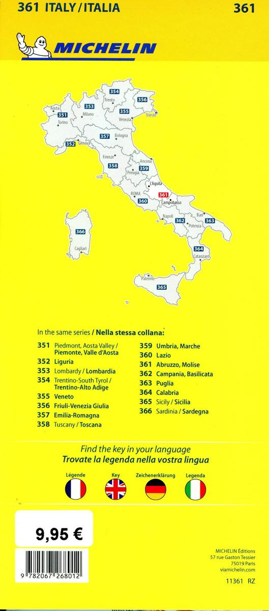 Weitere Ansicht: Michelin Abruzzen und Molise