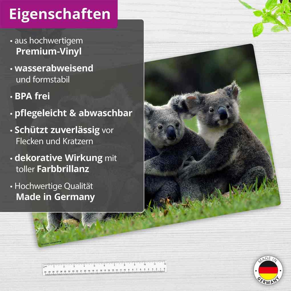 Weitere Ansicht: Cover-your-desk Schreibtischunterlage für Kinder Koala, aus hochwertigem Vinyl, 60 x 40 cm