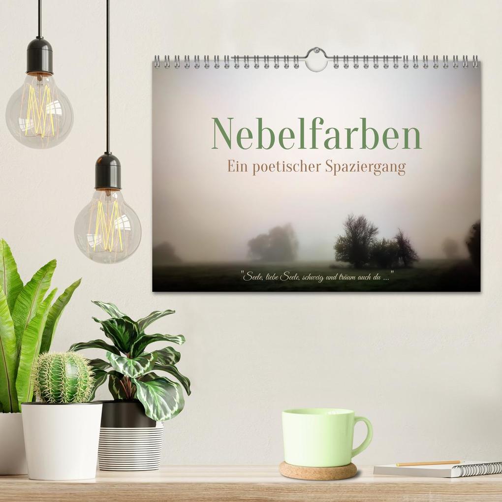 Weitere Ansicht: Nebelfarben. Ein poetischer Spaziergang (Wandkalender 2026 DIN A4 quer), CALVENDO Monatskalender | Calvendo