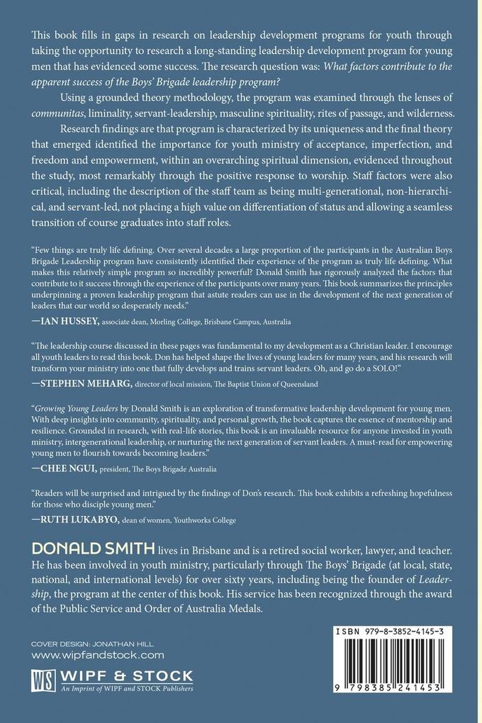 Weitere Ansicht: Growing Young Leaders | Donald Smith