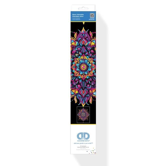 Weitere Ansicht: DIAMOND DOTZ - Diamond Painting Neon Mandala