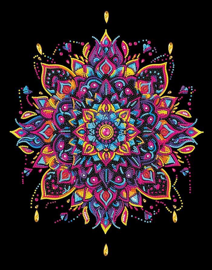 Weitere Ansicht: DIAMOND DOTZ - Diamond Painting Neon Mandala