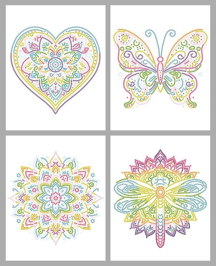 Weitere Ansicht: Dotzies - Diamond Painting Neon Mandalas