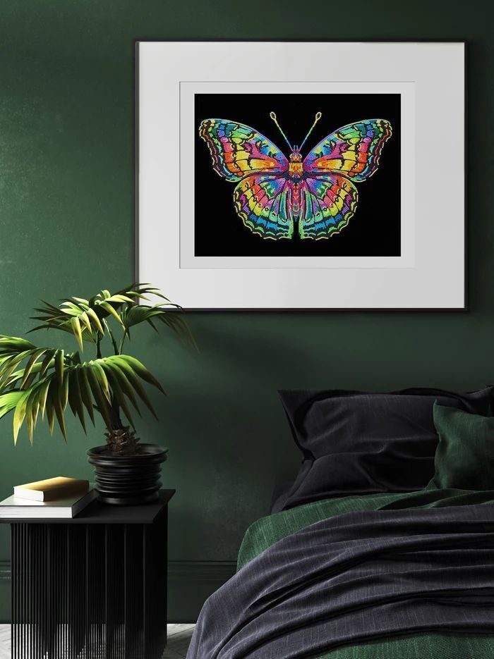 Weitere Ansicht: DIAMOND DOTZ - Diamond Painting Neon Schmetterling