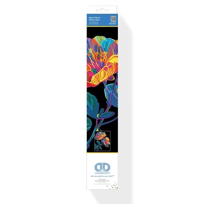 Weitere Ansicht: DIAMOND DOTZ - Diamond Painting Neon Blumen