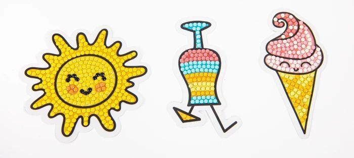 Weitere Ansicht: Dotzies - Diamond Painting Sticker Sommer