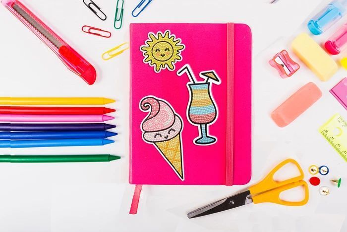 Weitere Ansicht: Dotzies - Diamond Painting Sticker Sommer