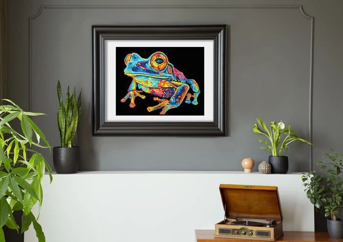 Weitere Ansicht: DIAMOND DOTZ - Diamond Painting Neon Baumfrosch
