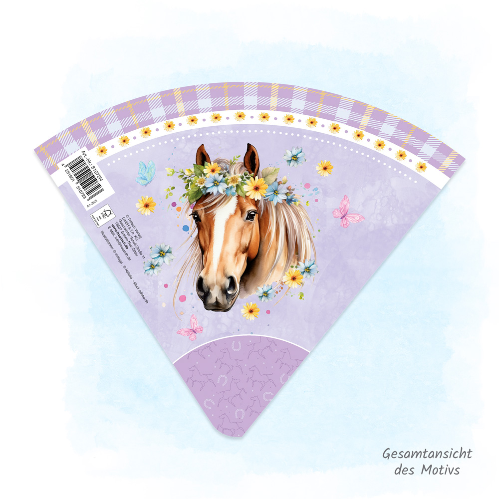 Weitere Ansicht: Trötsch Schultüte 22 cm Pferde