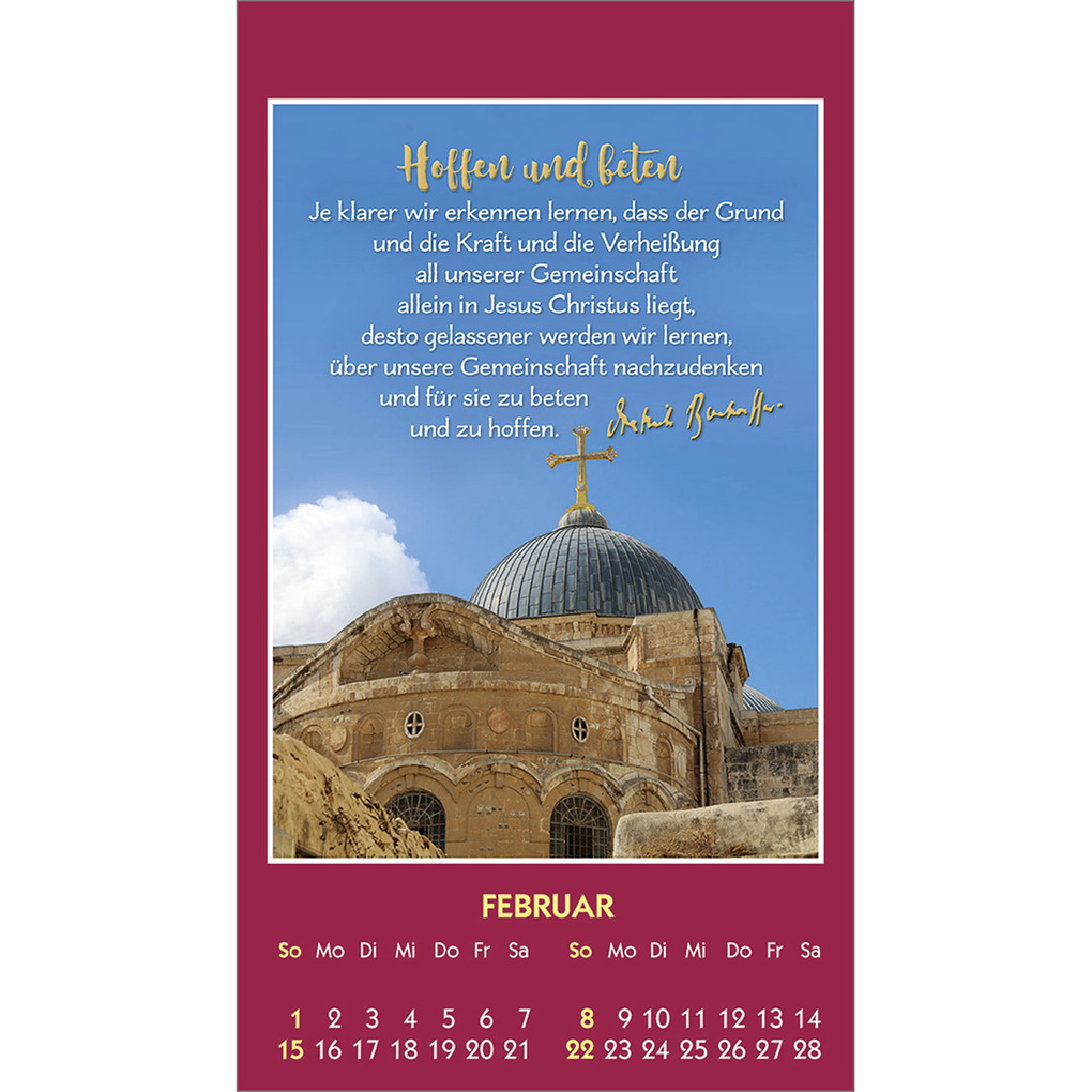 Weitere Ansicht: Gott ist bei dir 2026 | Dietrich Bonhoeffer