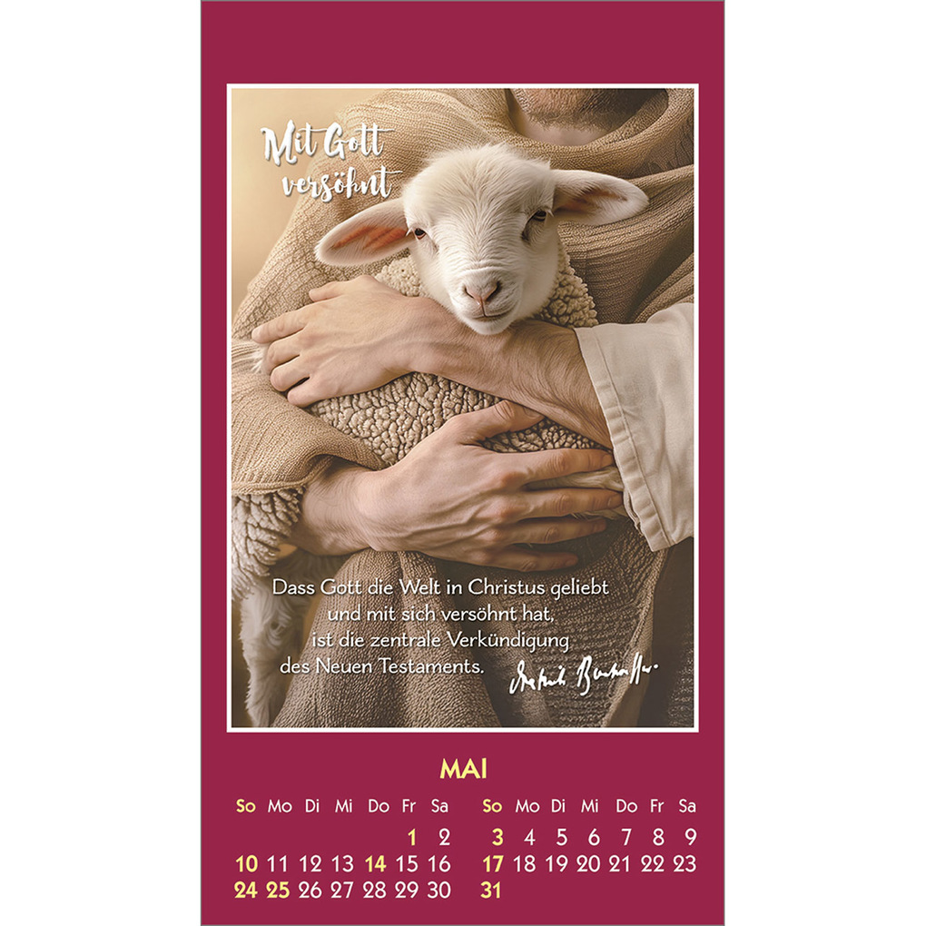 Weitere Ansicht: Gott ist bei dir 2026 | Dietrich Bonhoeffer