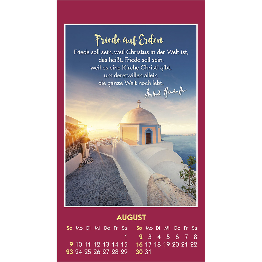 Weitere Ansicht: Gott ist bei dir 2026 | Dietrich Bonhoeffer