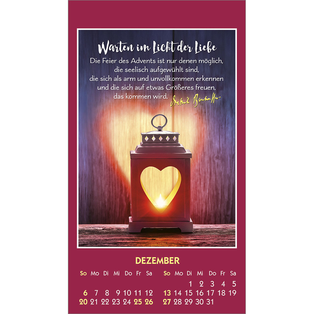 Weitere Ansicht: Gott ist bei dir 2026 | Dietrich Bonhoeffer