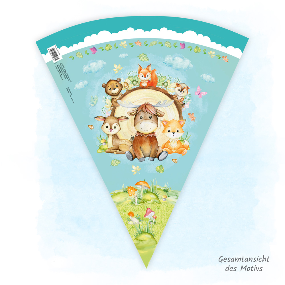 Weitere Ansicht: Trötsch Schultüte 50 cm Waldfreunde