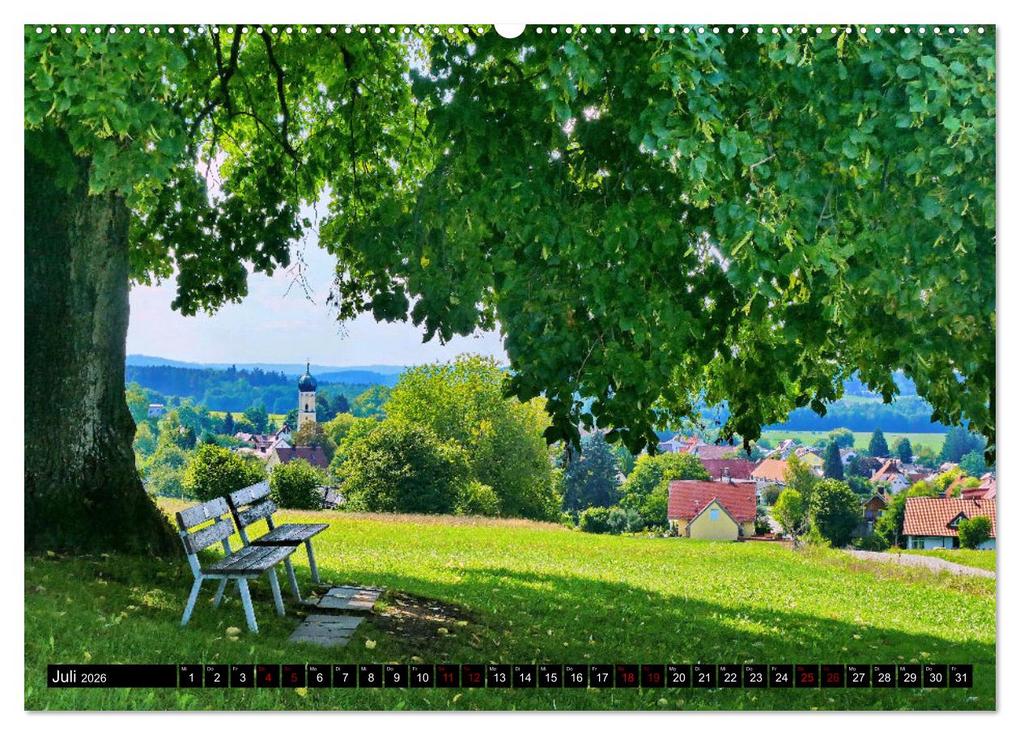 Weitere Ansicht: Die Stauden - Heimat in den westlichen Wälder Augsburg (Wandkalender 2026 DIN A2 quer), CALVENDO Monatskalender | Herbert Böck, Calvendo