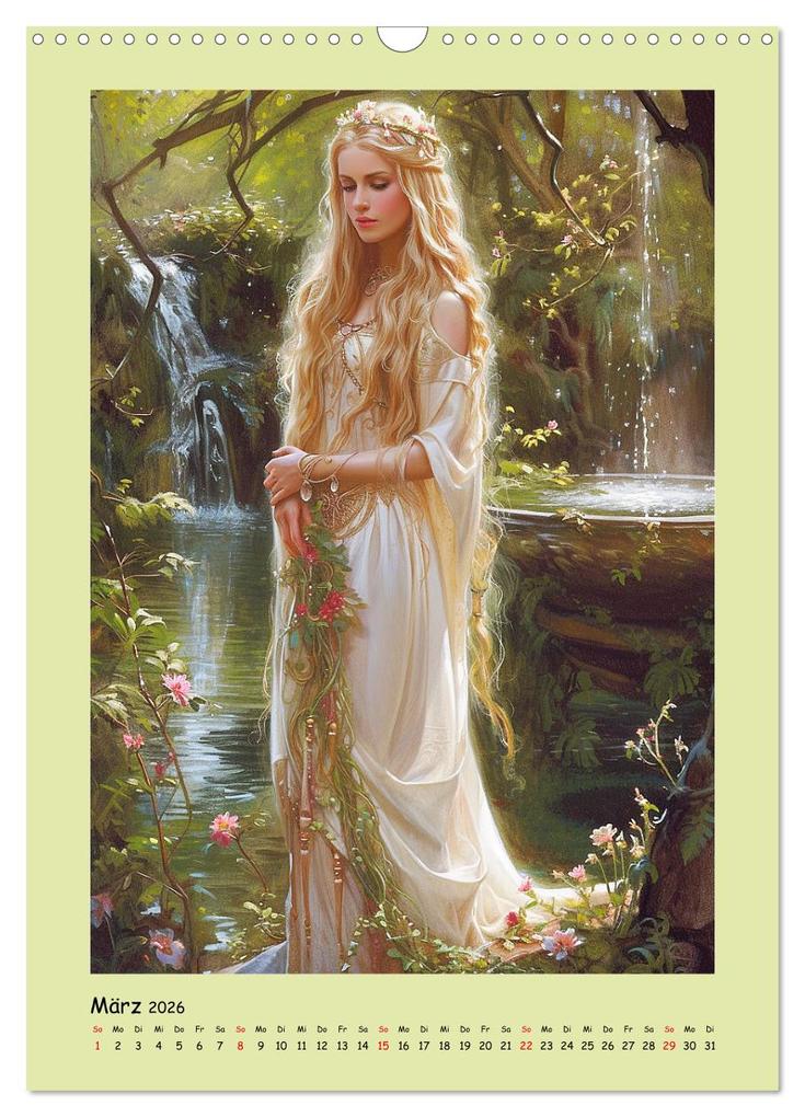 Weitere Ansicht: Druidenland. Keltische Fantasy-Figuren aus der Anderwelt (Wandkalender 2026 DIN A3 hoch), CALVENDO Monatskalender | Rose Hurley, Calvendo