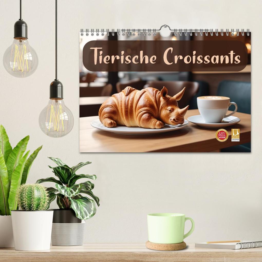 Weitere Ansicht: Tierische Croissants (Wandkalender 2026 DIN A4 quer), CALVENDO Monatskalender | ShirtScene ShirtScene, Calvendo, ShirtScene
