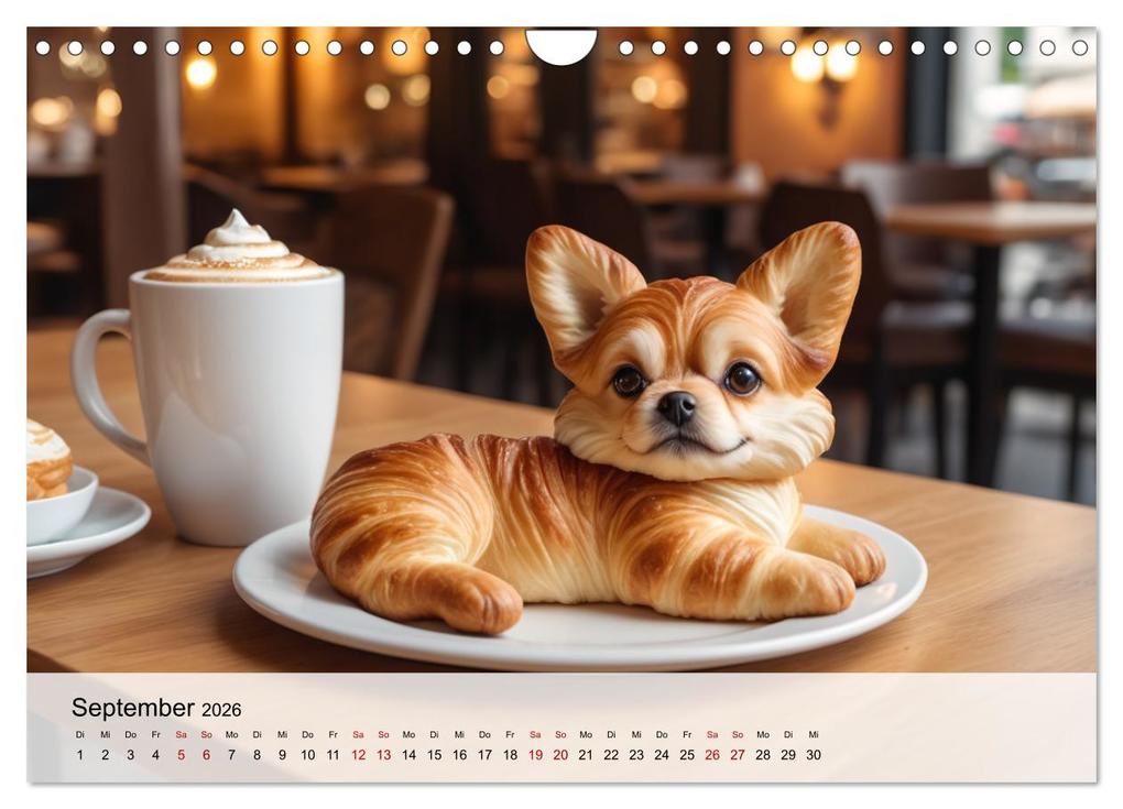 Weitere Ansicht: Tierische Croissants (Wandkalender 2026 DIN A4 quer), CALVENDO Monatskalender | ShirtScene ShirtScene, Calvendo, ShirtScene