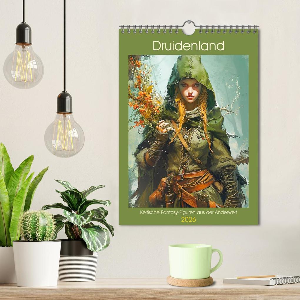 Weitere Ansicht: Druidenland. Keltische Fantasy-Figuren aus der Anderwelt (Wandkalender 2026 DIN A4 hoch), CALVENDO Monatskalender | Rose Hurley, Calvendo