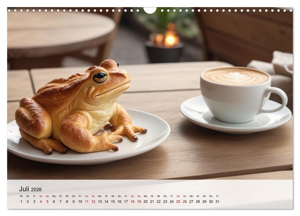 Weitere Ansicht: Tierische Croissants (Wandkalender 2026 DIN A3 quer), CALVENDO Monatskalender | ShirtScene ShirtScene, Calvendo, ShirtScene