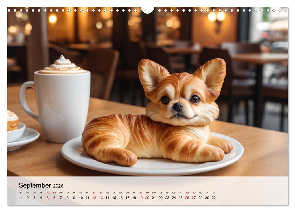 Weitere Ansicht: Tierische Croissants (Wandkalender 2026 DIN A3 quer), CALVENDO Monatskalender | ShirtScene ShirtScene, Calvendo, ShirtScene