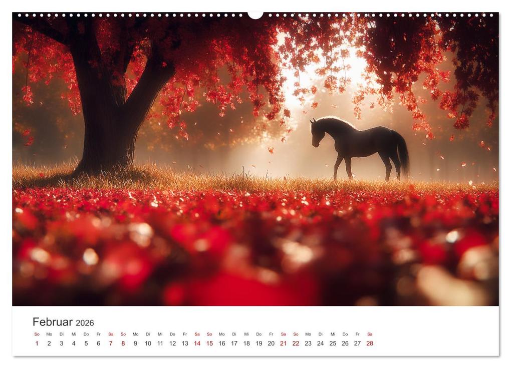 Weitere Ansicht: Im Wind der Freiheit - Ein Jahr voller Pferde (Wandkalender 2026 DIN A2 quer), CALVENDO Monatskalender | Simone Wunderlich, Calvendo