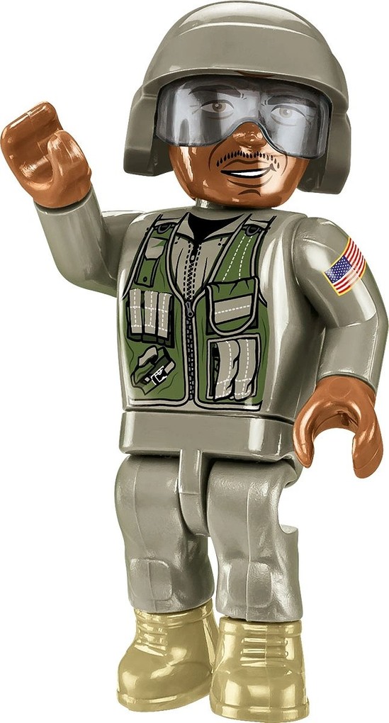 Weitere Ansicht: COBI Armed Forces 5906 - Sikorsky UH-60 Black Hawk, 1:32, Bausatz 928 Klemmbausteine, I Figur