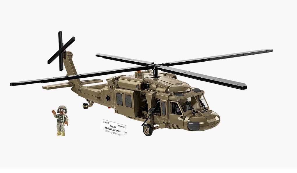 Weitere Ansicht: COBI Armed Forces 5906 - Sikorsky UH-60 Black Hawk, 1:32, Bausatz 928 Klemmbausteine, I Figur