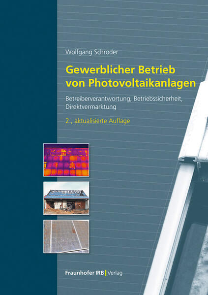 Produktbild: Gewerblicher Betrieb von Photovoltaikanlagen | Wolfgang Schröder