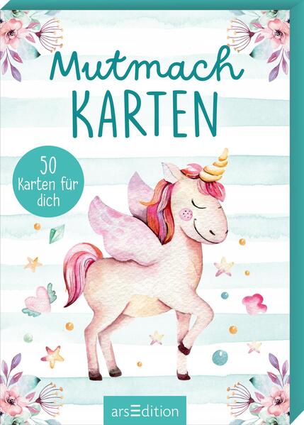 Produktbild: Mutmachkarten - Einhorn (Aquarelloptik)